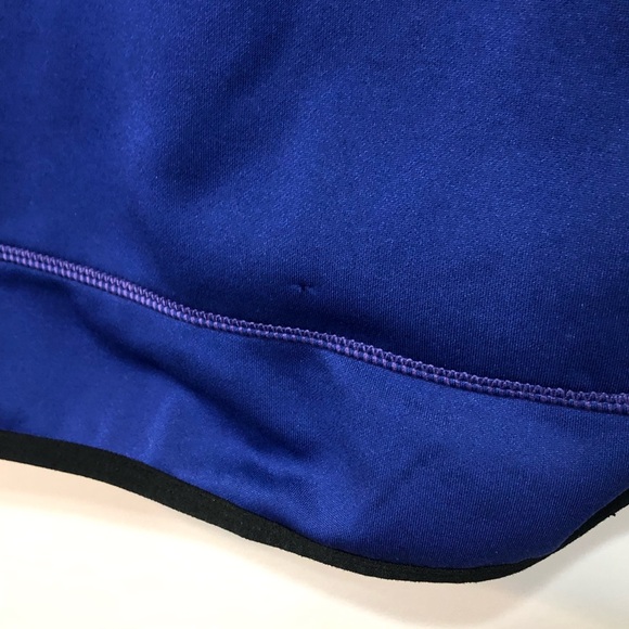 Nike Dri-Fit Blue Pullover Hoodie Sweatshirt Pattern Sleeves - Picture 5 of 9